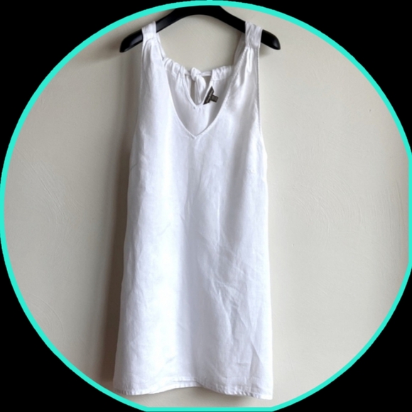 Tommy Bahama White Halter Dress White Large NWOT - Picture 1 of 6